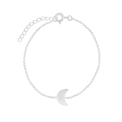 Wholesale Sterling Silver Moon Bracelet - JD7364