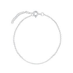 Wholesale Sterling Silver Bar Bracelet - JD1725