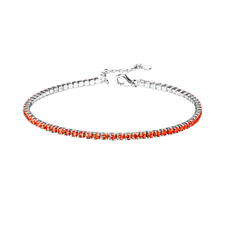 Wholesale Sterling Silver Tennis Bracelet with 2mm Cubic Zirconia - JD8281