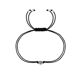 Wholesale Sterling Silver Heart Friendship Bracelet - JD1766