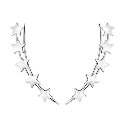 Wholesale Sterling Silver Star Ear Climbers - JD7911
