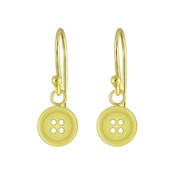 Wholesale Sterling Silver Button Earrings - JD6229