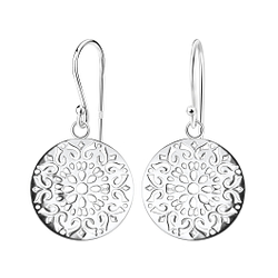 Wholesale Sterling Silver Filigree Earrings - JD8338