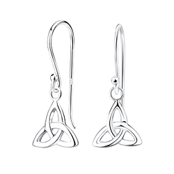 Wholesale Sterling Silver Celtic Knot Earrings - JD1395