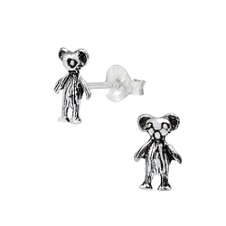 Wholesale Sterling Silver Bear Ear Studs - JD1020