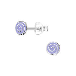 Wholesale Sterling Silver Spiral Ear Studs - JD7177