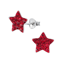 Wholesale Silver Star Stud Earrings