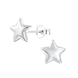 Wholesale Sterling Silver Star Ear Studs - JD2036