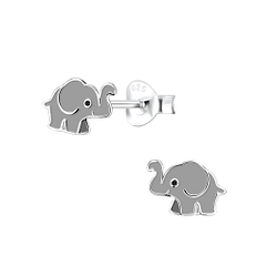 Wholesale Sterling Silver Elephant Ear Studs - JD7520