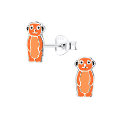 Wholesale Sterling Silver Meerkat Ear Studs - JD7248