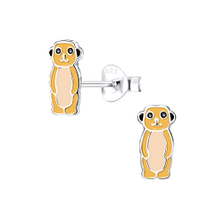 Wholesale Sterling Silver Meerkat Ear Studs - JD9276