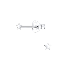 Wholesale Sterling Silver Star Ear Studs - JD8489
