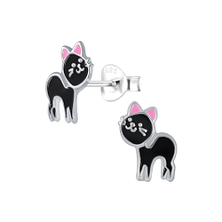 Wholesale Sterling Silver Cat Ear Studs - JD1923