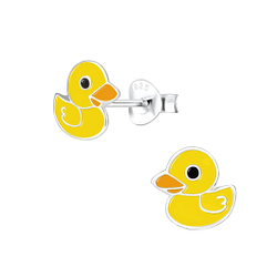 Wholesale Sterling Silver Duck Ear Studs - JD1805