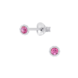 Wholesale Sterling Silver Sun Ear Studs - JD4325