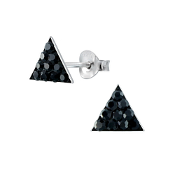 Wholesale Sterling Silver Triangle Ear Studs - JD2168