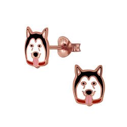 Wholesale Sterling Silver Dog Ear Studs - JD3989