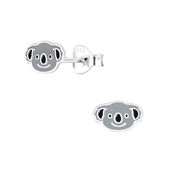 Wholesale Sterling Silver Koala Ear Studs - JD4212