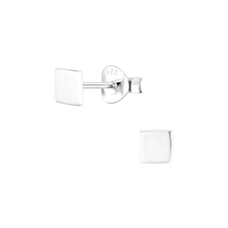 Wholesale Sterling Silver Square Ear Studs - JD2111