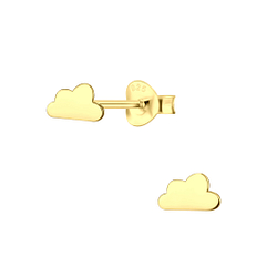 Wholesale Sterling Silver Cloud Ear Studs - JD8679