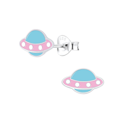 Wholesale Sterling Silver UFO Ear Studs - JD6756