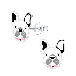 Wholesale Sterling Silver Dog Ear Studs - JD7078