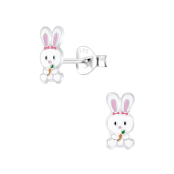 Wholesale Sterling Silver Rabbit Ear Studs - JD7289