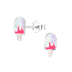 Wholesale Sterling Silver Ice Cream Ear Studs - JD7989