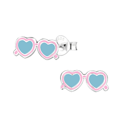 Wholesale Sterling Silver Sunglasses Ear Studs - JD8016