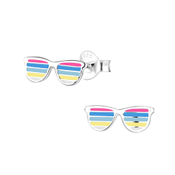 Wholesale Sterling Silver Sunglasses Ear Studs - JD8019