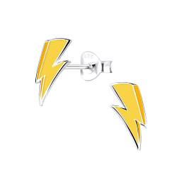 Wholesale Sterling Silver Lightning Bolt Ear Studs - JD9002