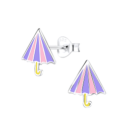 Wholesale Sterling Silver Umbrella Ear Studs - JD9006