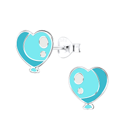 Wholesale Sterling Silver Heart Ear Studs - JD9012