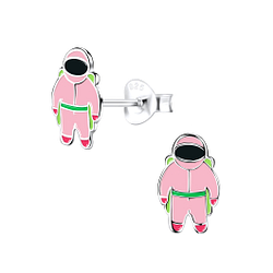 Wholesale Sterling Silver Astronaut Ear Studs - JD9021