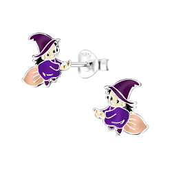Wholesale Sterling Silver Witch Ear Studs - JD8322