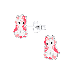 Wholesale Sterling Silver Unicorn Ear Studs - JD9057