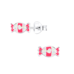 Wholesale Sterling Silver Candy Ear Studs - JD9129