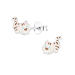 Wholesale Sterling Silver Cat Ear Studs - JD10511