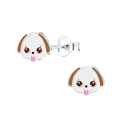 Wholesale Sterling Silver Dog Ear Studs - JD10571