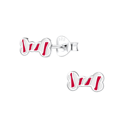 Wholesale Sterling Silver Bone Ear Studs - JD10521