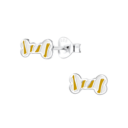 Wholesale Sterling Silver Bone Ear Studs - JD10520