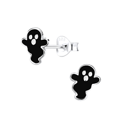 Wholesale Sterling Silver Ghost Ear Studs - JD9339