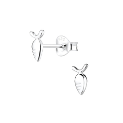 Wholesale Sterling Silver Carrot Ear Studs - JD8367