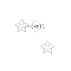 Wholesale Sterling Silver Star Ear Studs - JD2154