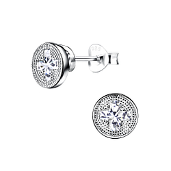 Wholesale Sterling Silver Cross Ear Studs - JD8710