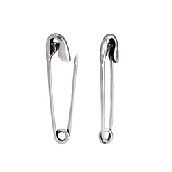 Wholesale Sterling Silver Safety Pin Ear Hoops - JD1655
