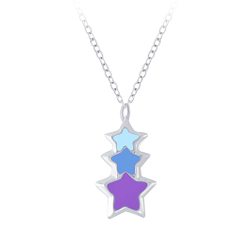 Wholesale Sterling Silver Star Necklace - JD7210