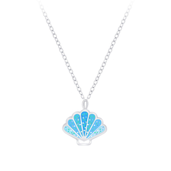 Wholesale Sterling Silver Shell Necklace - JD7209