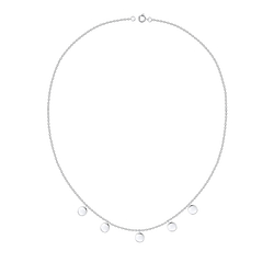 Wholesale Sterling Silver Round Necklace - JD8961