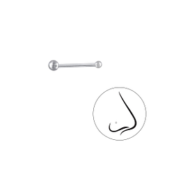 Wholesale 1.5mm Sterling Silver Ball Nose Stud With Ball - JD1590